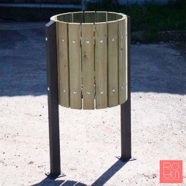 Paperera mixta model Golf sense tapa